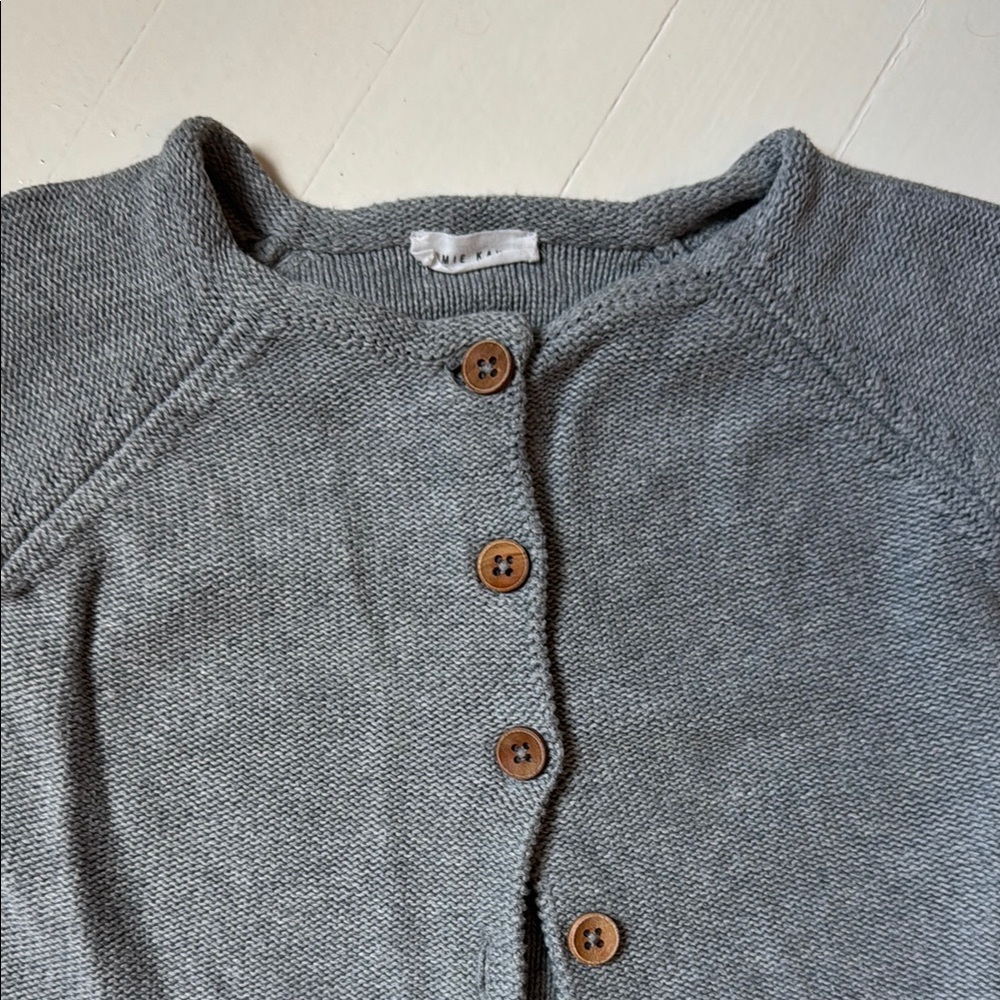 Jamie Kay Gray Button-Up Kids Cardigan - Picture 2 of 3